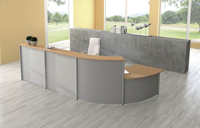 Anbautheke Empfangstheke Beratungsplatz Empfangstresen Beratungstresen Beratungstisch Arbeitsplatz Schreibtisch