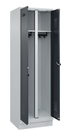 C+P Schwarz-Weiß-Spind Evolo PLUS