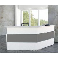Empfangstheke Grafit 6 Winkeltheke | 108 x 241 x 170 cm (HxBxT)