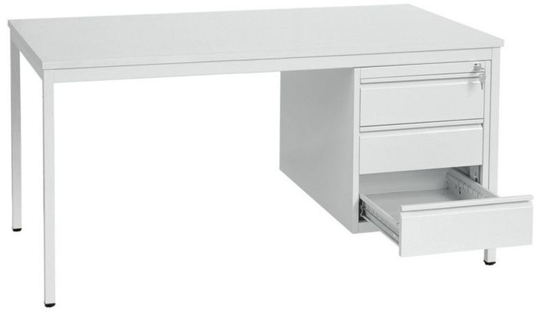 Schreibtisch | Bürotisch mit optionalen Unterbaucontainern | 160x80 | verschiedene Farben