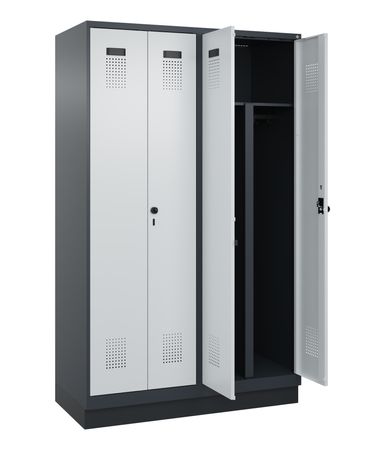 C+P PSA Schwarz-Weiß-Spind Evolo PLUS