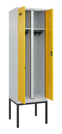 C+P Schwarz-Weiß-Spind Evolo PLUS