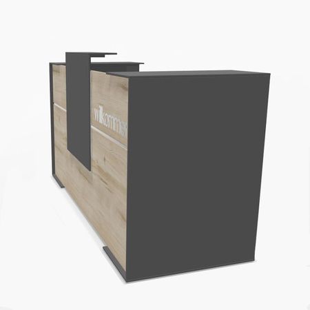 Empfangstheke Leo Holztheke LED-Beleuchtung Rezeption Anmeldung