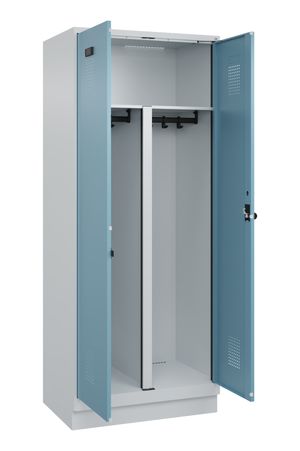 C+P PSA Schwarz-Weiß-Spind Evolo PLUS
