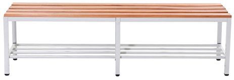 Sitzbank | Garderobenbank 200 cm mit Schuhrost