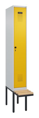 C+P Spind Evolo PLUS Bank 1 Abteile 2120x300x81