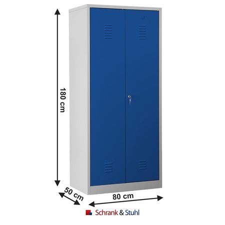 Besenschrank | Putzmittelschrank mit 7 Fächern | 180x80x50 | verschiedene Farben