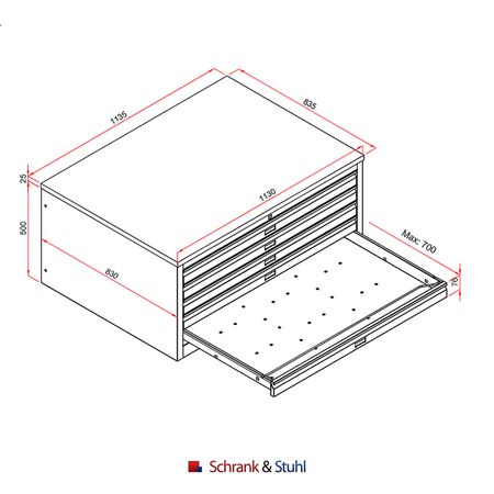 Schubladenschrank