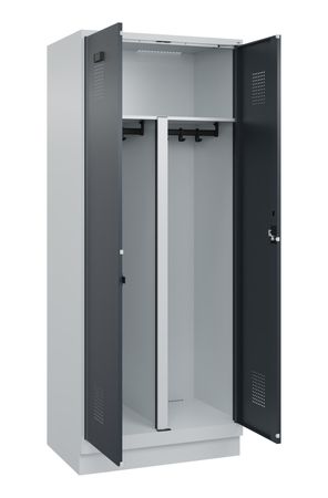 C+P PSA Schwarz-Weiß-Spind Evolo PLUS