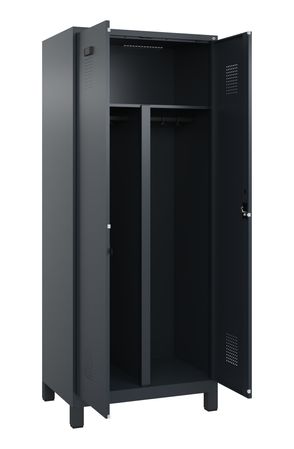 C+P PSA Schwarz-Weiß-Spind Evolo PLUS