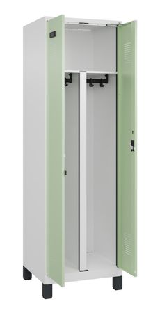 C+P PSA Schwarz-Weiß-Spind Evolo PLUS