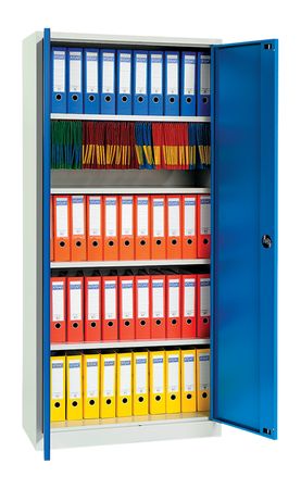 Schrank mit 5 Ordnerhöhen für Akten