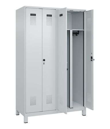 C+P PSA Schwarz-Weiß-Spind Evolo PLUS