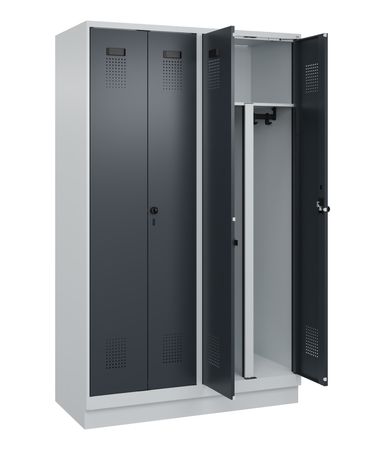 C+P PSA Schwarz-Weiß-Spind Evolo PLUS