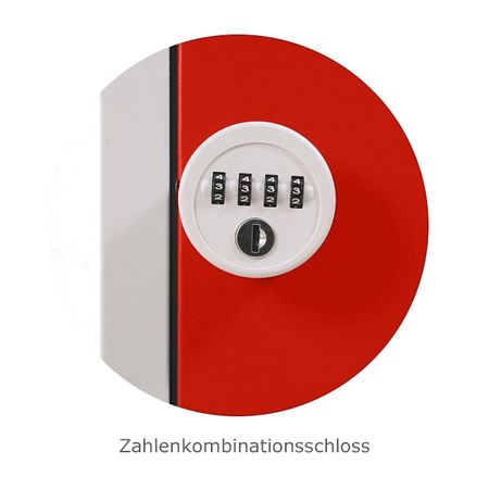 Zylinderschloss Umkleidespind Stahl abschließbar Schlüssel