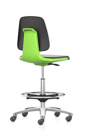 Arbeitsstuhl mit der Artikelnr. AS-LAB-HYGDES-SSROL-FR-KLM-SW