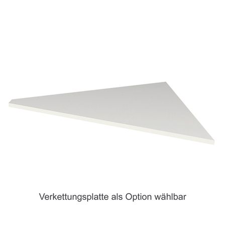 Kabeldurchlassbohrung links mittig rechts chromeline höhenverstellbarer Schreibtisch Sitz-Steh-Tisch