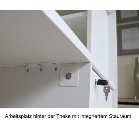 Stauraum Empfangstresen Leo abschließbar Empfangstheke
