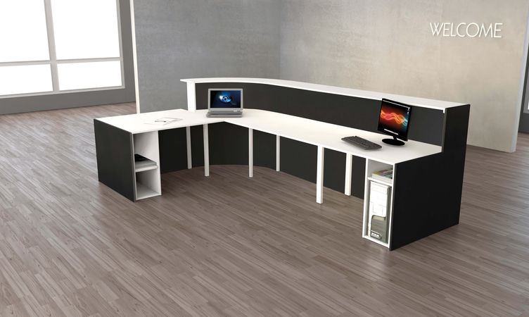 Salontheke Laden ThekeBar Rezeption Thekenelement  Empfangstheken Ladenausstattung