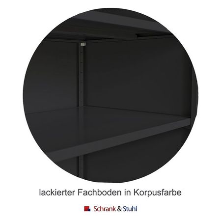  Stahlschrank schwarz