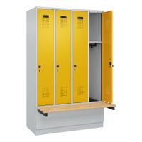 C+P Spind Evolo PLUS, Bank, 4 Abteile, 1950x1200x815mm