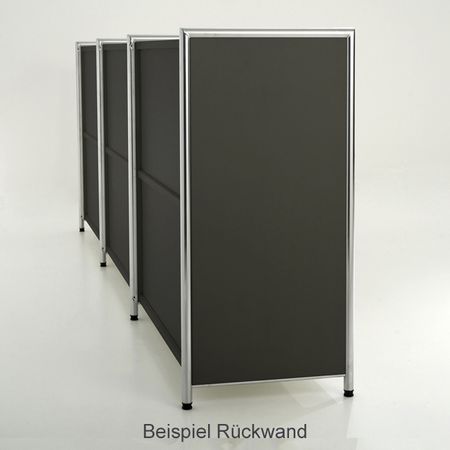 Aktenregal Aktenschrank Kombischrank Schrank Sichtrückwand Sideboard anthrazit