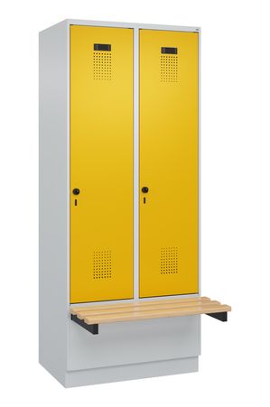 C+P Spind Evolo PLUS Bank 2 Abteile 1950x800x81