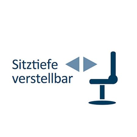 Drehstsuhl mit verstellbarer Sitztiefe