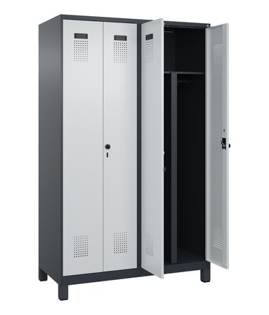 C+P PSA Schwarz-Weiß-Spind Evolo PLUS