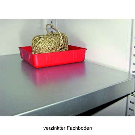 Falttürschrank Werkzeugschrank verzinkt Einlegeboden Fachboden Ablageboden 