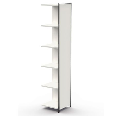 Chromeline Anbau-Highboard 5 schmal | 185 x 39 x 38 cm | Anthrazit oder Weiß