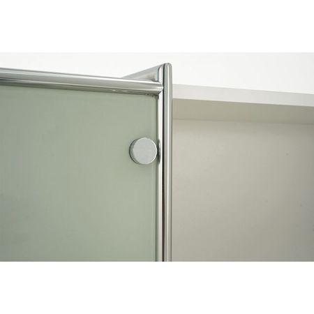 Chromgriffe Flügeltüren Vorbautüren Glastüren Sicherheitsglas Büroregal Sideboard