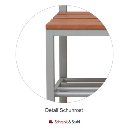 schuhrost Umkleidebank