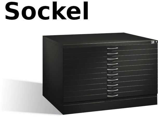 Sockel Fachablageschrank