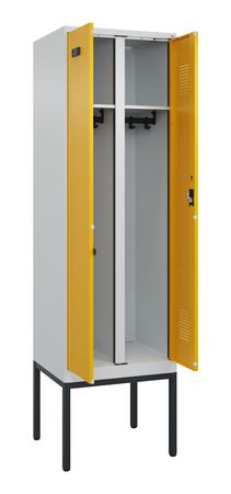 C+P Schwarz-Weiß-Spind Evolo PLUS
