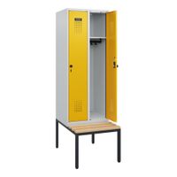 C+P Spind Evolo PLUS, Bank, 2 Abteile, 1950x600x815mm
