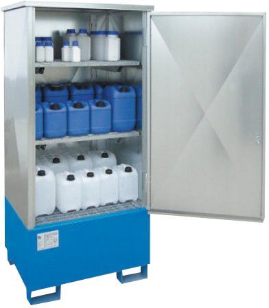 LACONT Chemikalienaufbewahrung - zur Lagerung gewässergefährdender Pflanzenschutzmittel und Flüssigkeiten im Freien