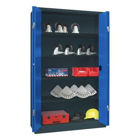 verzinkter Fachboden Einlegeboden Werkstattschrank Falttürenschrank