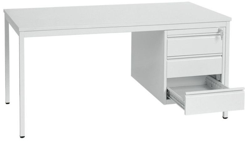 Schreibtisch | Bürotisch mit optionalen Unterbaucontainern | 200x80 | verschiedene Farben