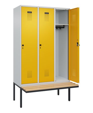 C+P Spind Evolo PLUS Bank 3 Abteile 2120x1200x8