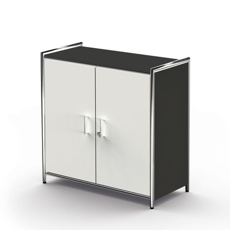 Sideboard Flügeltürenschrank Büroschrank Aktenschrank Holzschrank Kommode abschließbar