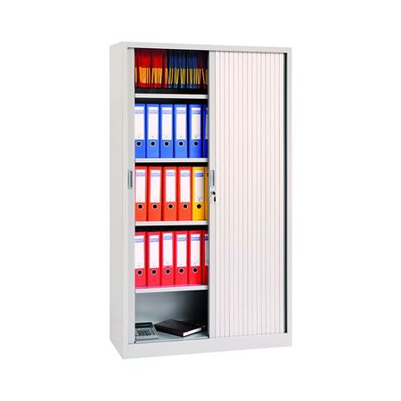 Aktenschrank | Rolladenschrank 180x100x40 GRAU