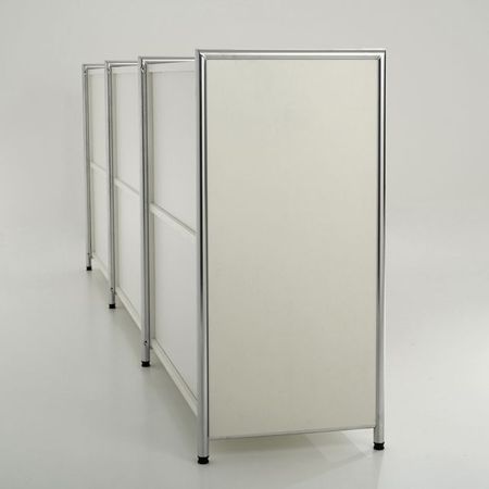 Aktenregal Aktenschrank Kombischrank Schrank Sichtrückwand Sideboard weiß weiss hell