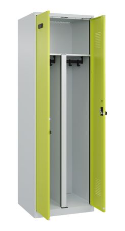 C+P PSA Schwarz-Weiß-Spind Evolo PLUS