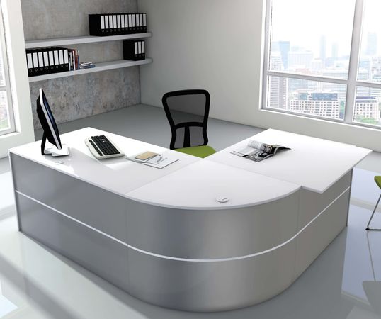 Beratungstheke Silvereck | 74 x 232 x 183 cm (HxBxT)