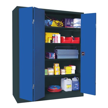 Falttürschrank Falttürenschrank Stahlschrank Werkstattschrank Werkzeugschrank Schwerlastschrank