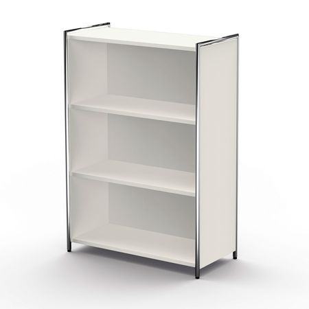 Chromeline offenes Sideboard mit 3 Ordnerhöhen | 115 x 80 x 38 cm (HxBxT) | verschiedene Farben