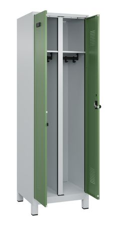 C+P Schwarz-Weiß-Spind Evolo PLUS