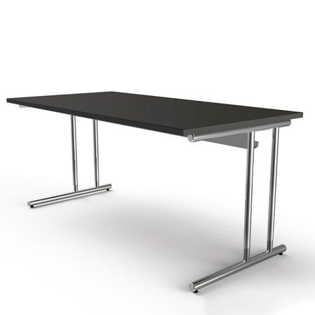 Chromeline höhenverstellbarer Schreibtisch | 180 x 80 cm | Anthrazit oder Weiß