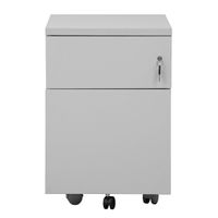 Rollcontainer mit Hängeregistratur und 1 Schublade | GRAU | 62 x 40 x 60 cm (HxBxT)